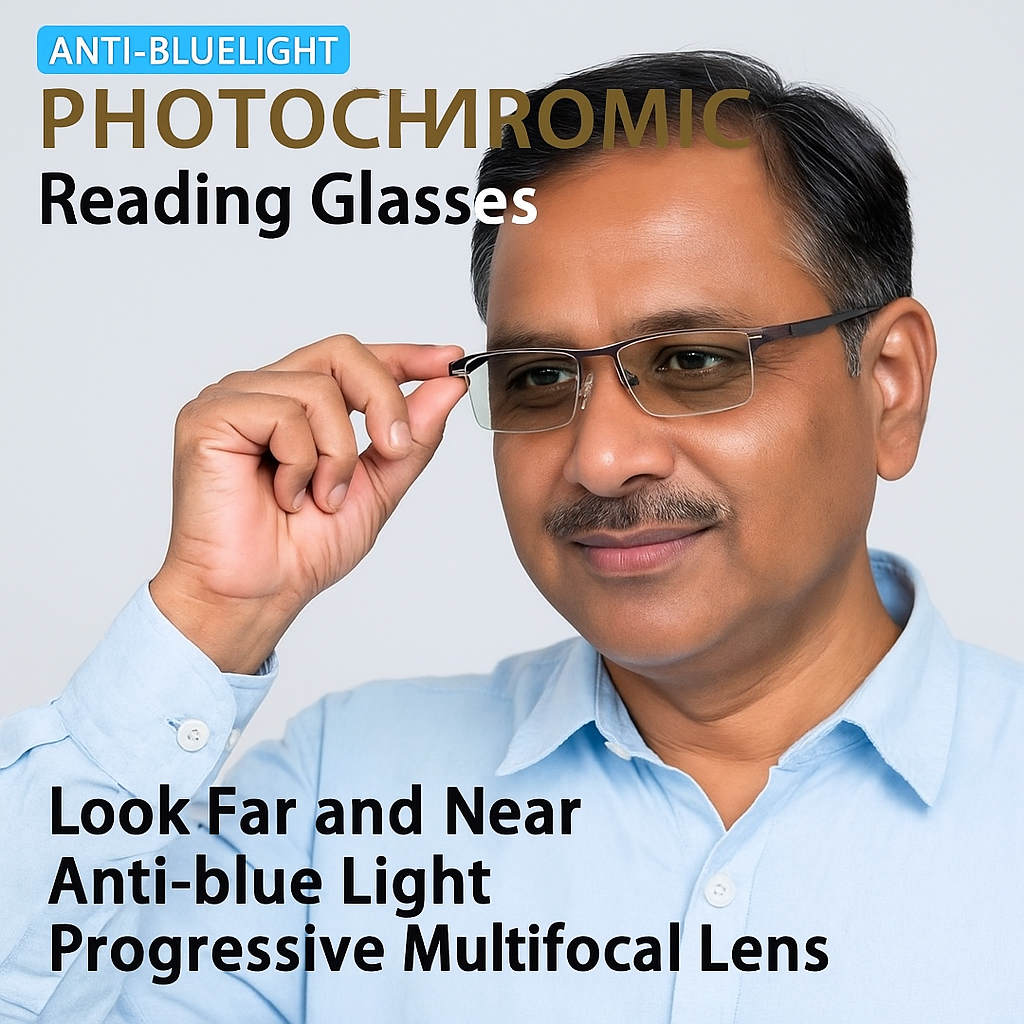 ClearView™ - Rimless One Power Auto Focus Reading Glasses 👓✨ ( Buy 1 Get 1 Free🔥🔥)