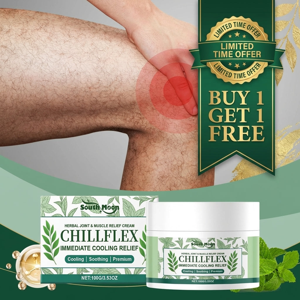 ChillFlex™- Herbal Joint & Muscle Pain Relief Cream (Buy 1 Get 1 Free 🔥🔥)