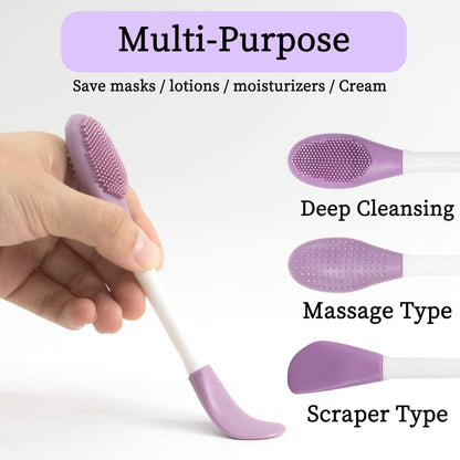 2 in 1 Multipurpose Silicone Brush (Buy 1 Get 1 Free + Free Facewash🔥🔥)