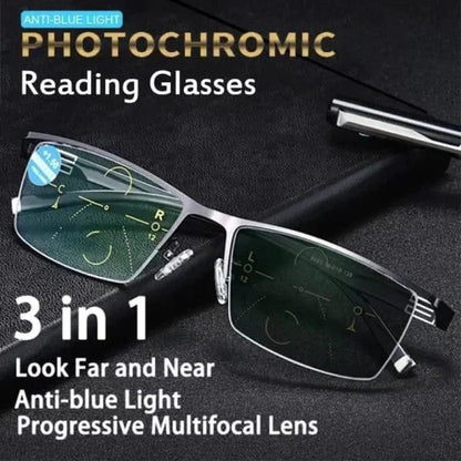 ClearView™ - Rimless One Power Auto Focus Reading Glasses 👓✨ ( Buy 1 Get 1 Free🔥🔥)