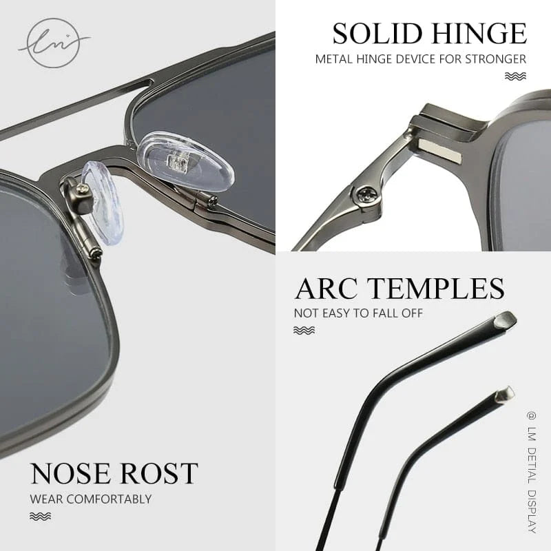 3-in-1 Magnetic Clip-On Sunglasses + Eyeglasses for Men & Women 🕶️✨ (Night Vision Driving, UV Protection)