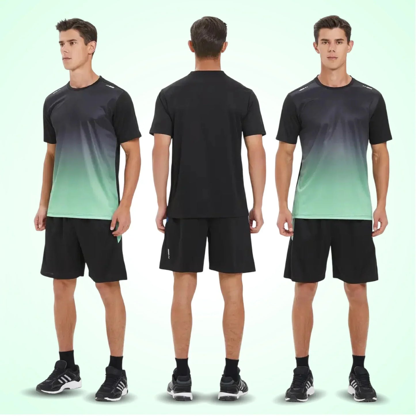 Men's Outdoor Sports Quick-Drying Breathable 2-Piece Combo Set 🏃‍♂️👕 (Get Shorts Free🔥)