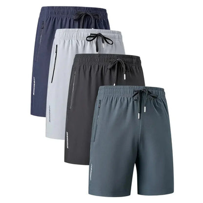 Combo of 4 Men's Stretchable Cotton Shorts for Summers 🌞👕
