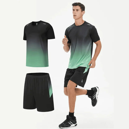 Men's Outdoor Sports Quick-Drying Breathable 2-Piece Combo Set 🏃‍♂️👕 (Get Shorts Free🔥)
